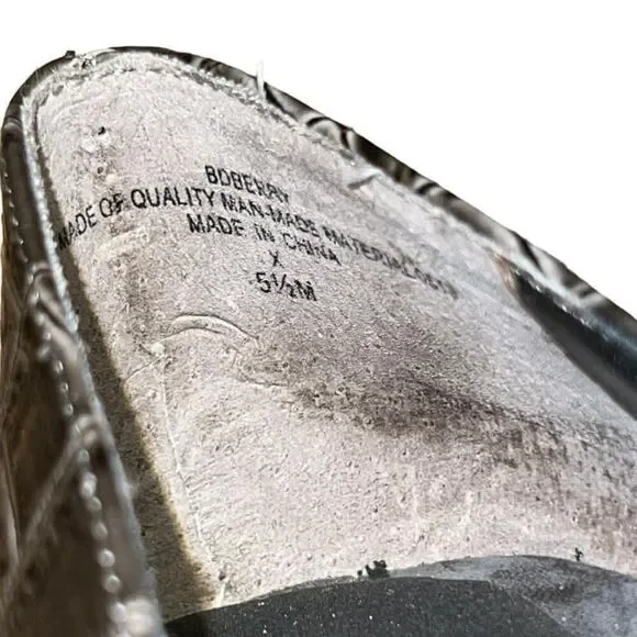 Women's Bandolino Boberrys Grey Heels Size 5.5 M - Picture 4 of 5